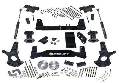 Superlift - Superlift K162 6.5" Lift Kit w/SR Shocks for 07-13 Silverado/Sierra 1500 4WD