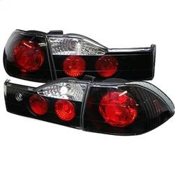Spyder Auto - Spyder Auto 5003959 Black/Clear Euro Style Taillights for 01-02 Honda Accord