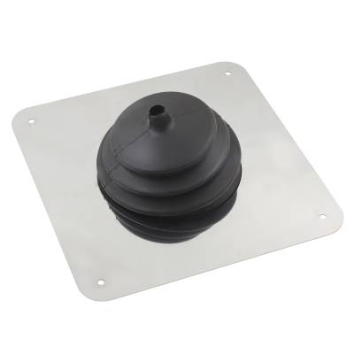 Mr Gasket - Mr Gasket 1650 Gasket Shifter Boot Large Round Boot w/8" Square Plate