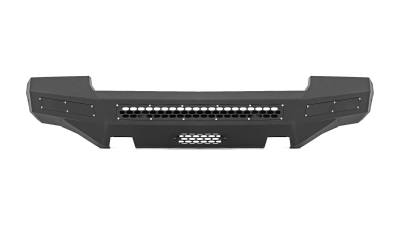 Rough Country Suspension Systems - Rough Country 10912 High Clearance Black Front Bumper 07-13 Sierra 1500