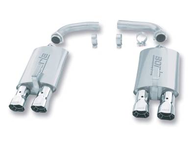 Borla - Borla 11376 S-Type Axle-Back Exhaust Dual Split Rear Exit 84-91 Corvette 5.7L V8