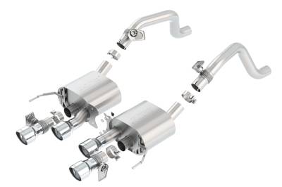 Borla - Borla Exhaust 11874 S-Type Rear Section for 14-16 Corvette