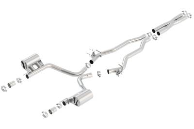 Borla - Borla 140678 ATAK Cat-Back Exhaust Split Rear Exit for 15-23 Challenger/Hemi 392