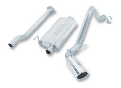 Borla - Borla 14945 Touring Cat-Back Exhaust Truck Side Exit for 00-04 Tacoma 3.4L