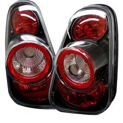 Spyder Auto - Spyder Auto 5006240 Black/Clear Euro Style Taillights