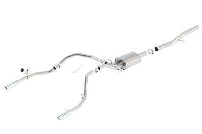 Borla - Borla Exhaust 140572 ATAK Cat-Back System 14 Silverado 1500