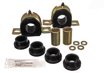 Energy Suspension - Energy Suspension 3.5180G Sway Bar Bushing Set Front Polyurethane Black