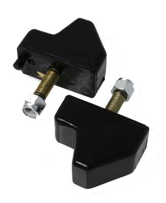 Energy Suspension - Energy Suspension 9.9150G Black Front Polyurethane Control Arm Bump Stop Set
