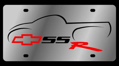 Eurosport Daytona - Eurosport Daytona 1329-1 Stainless License Plate SSR Logo