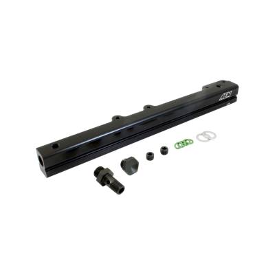 AEM Electronics - AEM 25-109BK High Volume Fuel Rail Black 1996-2000 Honda Civic