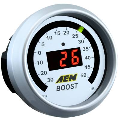 AEM Electronics - AEM 30-4406 Universal Digital Boost Gauge -30-35psi