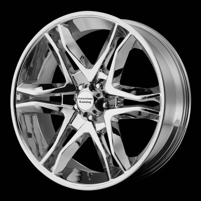 American Racing - American Racing AR893 MAINLINE 20x8.5 5x5.0 35mm Chrome AR89328550235
