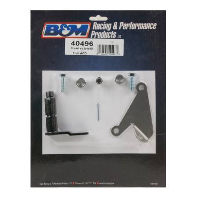 B&M - B&M 40496 Automatic Trans. Shift Bracket/Lever for 80-92 Ford/Lincoln/Mercury