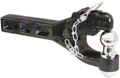 Buyers - Buyers RM62000 6-Ton Combination Pintle Hook w/2" Chrome Ball Hitch