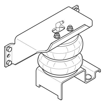 Firestone Ride-Rite - Firestone Ride-Rite 2170 Rear Air Helper Spring Kit for 99-12 Ford F53 Motorhome