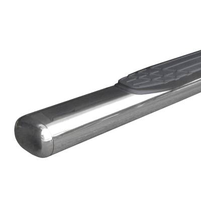 Go Rhino - Go Rhino 10487PS Polished 4" 1000 Oval Side Steps w/o Mounts 87" Long Pair