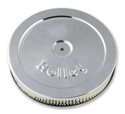Holley - Holley Performance 120-145 Chrome Round Air Cleaner