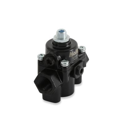 Holley - Holley Performance 12-886 EFI By-Pass Regulator 59.5 PSI Black Die Cast