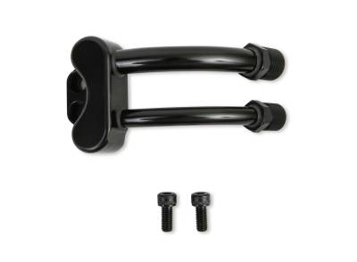 Holley - Holley Performance 199-201BK Line Adapter Manifold