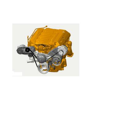 Holley - Holley Performance 20-170 Accessory Drive Kit for 1900 GM LT 294-427