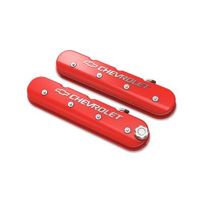 Holley - Holley 241-404 Gloss Red Engine Valve Cover for 97-17 Buick/Cadillac/Chevy/GMC