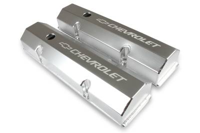Holley - Holley 241-287 Sil Licensed Track Series Valve Cover for 58-86 Chevy Small Block