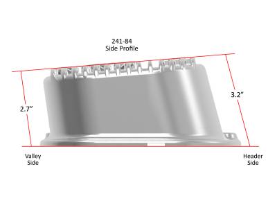 Holley - Holley Perf 241-84 M/T Retro Alu. Valve Covers Polished for 63-89 Chevy/GMC