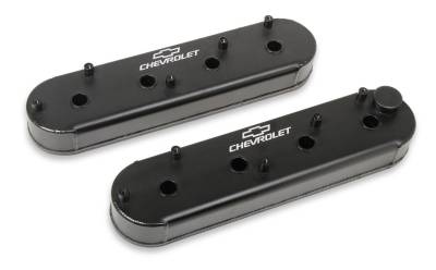 Holley - Holley 241-294 Blk Track Series Valve Cover for 97-02 Buick/Cadillac/Chevy/GMC