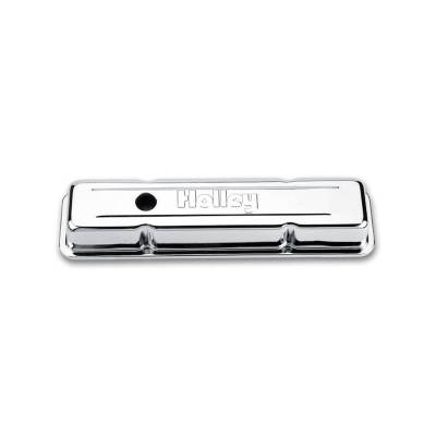 Holley - Holley Performance 241-80 Chrome Engine Valve Cover for 58-86 Chevy Small Block