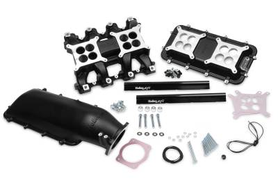 Holley EFI - Holley EFI 300-126BK Holley Mid-Rise Intake for GM LS1/LS2/LS6 w/95mm Top