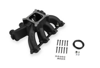 Holley - Holley Performance 300-256BK Blk Race Intake Manifold for GM LS1/LS2/LS6