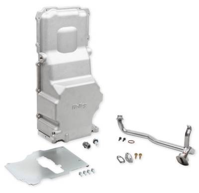 Holley - Holley Performance 302-3 Engine Oil Pan for 63-06 Buick/Chevy/Ford/GMC/Jeep/OM