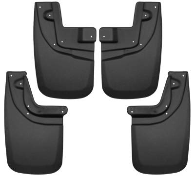 Husky Liners - Husky Liner Custom Front/Rear Mud Guards Black for Toyota Tacoma 56936