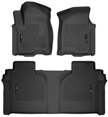Husky Liners - Husky Liners Weatherbeater Front/Rear Floor Liners Black Silverado/Sierra 94021