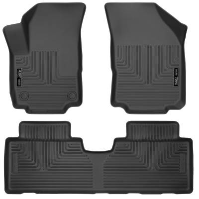 Husky Liners - Husky Liner Weatherbeater Front/Rear Floor Liners Black GMC Terrain 95151