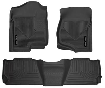 Husky Liners - Husky Liner Weatherbeater Front/Rear Floor Liners Black Tahoe/Yukon 98251