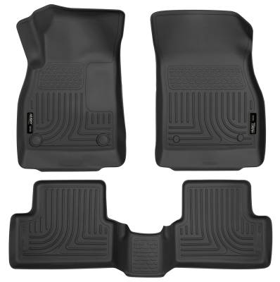 Husky Liners - Husky Liner 98161 Weatherbeater Front/Rear Floor Liners Black 11-16 Chevy Cruze