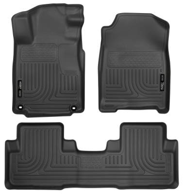 Husky Liners - Husky Liners Weatherbeater Front/Rear Floor Liners Black Honda CR-V 98451