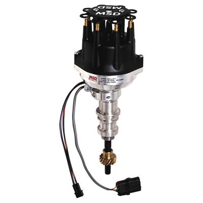 MSD - MSD Ignition 2360 Pro-Billet Cam Sync Distributor Bronze Gear for Ford 289/302