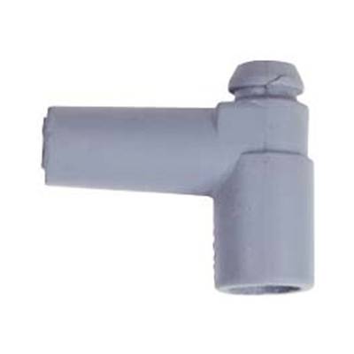 MSD - MSD Ignition 34555 90-DEG Distributor Spark Plug Boot Gray for 75-83 GM HEI