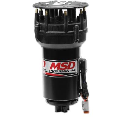 MSD - MSD Ignition 81307 Pro Mag 44 Amp Generator CW Rotation Black Pro Cap Band Clamp