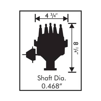 MSD - MSD Ignition 83521 Ready-To-Run Distributor Steel Gear for Ford/Lincoln 289/302