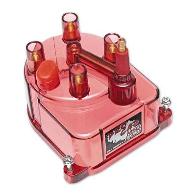 MSD - MSD Ignition 82921 Red Power Cap Distributor Cap for 92-00 Civic/Integra
