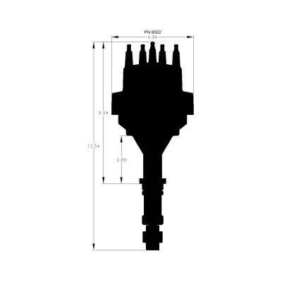 MSD - MSD Ignition 8552 Ready-To-Run Distributor for Buick 400-430-455 V8 Red