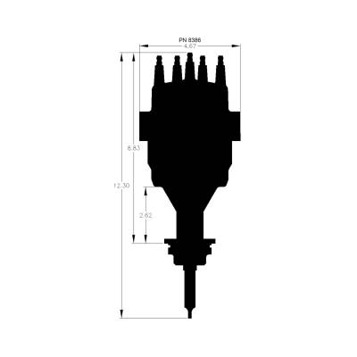 MSD - MSD Ignition 8386 Ready-To-Run Distributor for Chrysler 383-400