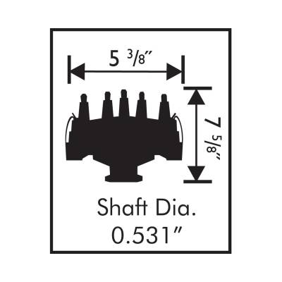 MSD - MSD Ignition 8378 Crank Trigger Distributor for Ford 351W