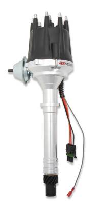 MSD - MSD Ignition 83605 Distributor & Black Cap for Chevy V8 w/Internal Module