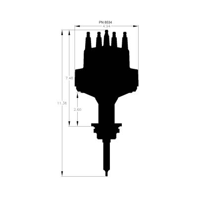 MSD - MSD Ignition 8534 Billet Distributor for Chrysler Small Block