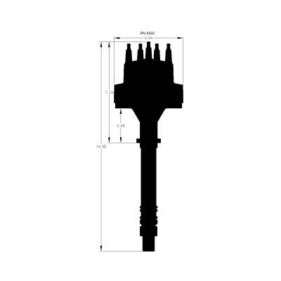 MSD - MSD Ignition 8560 Marine Certified Distributor for Chevy V8