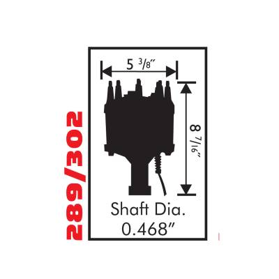 MSD - MSD Ignition 8598 Pro-Billet Distributor for Ford 289/302